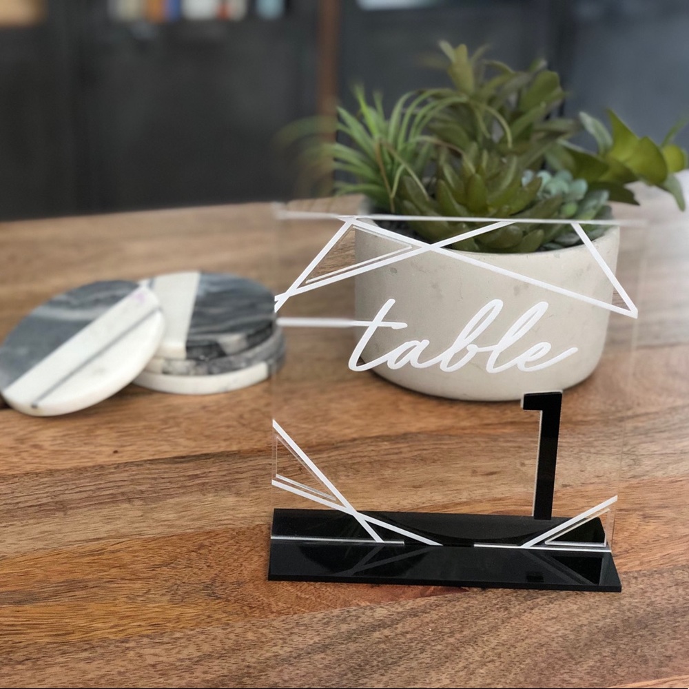 Table numbers set